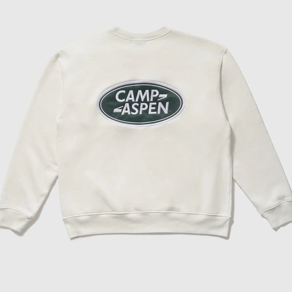 Camp‎ Aspen aspen range crewneck 2.0 Summit White Oversized Sweatshirt Sz XL - Picture 1 of 10